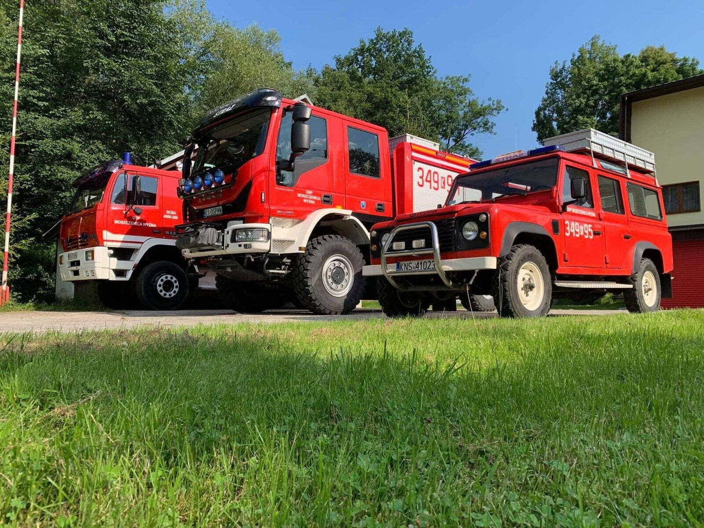 SOLD! 1993 Land Rover Defender 110 - LHD - ROW - EX POLISH FIRETRUCK