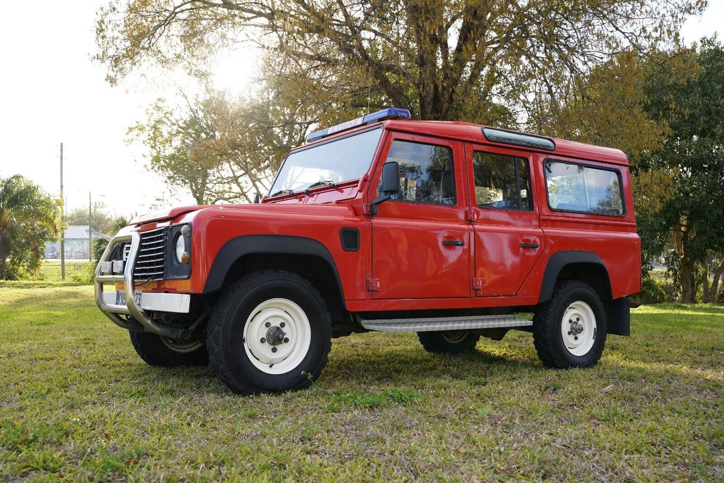 SOLD! 1993 Land Rover Defender 110 - LHD - ROW - EX POLISH FIRETRUCK