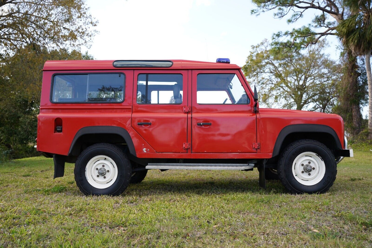 SOLD! 1993 Land Rover Defender 110 - LHD - ROW - EX POLISH FIRETRUCK